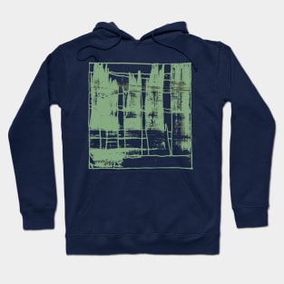 Liminal Space in Pistachio Abstraction and black background Hoodie